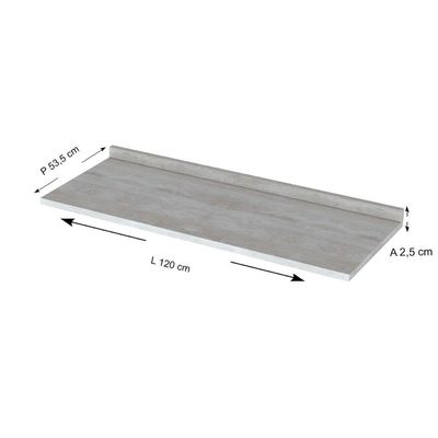 Módulo Cozinha Henn Americana Tampo p/ Balcão 120cm Calcare