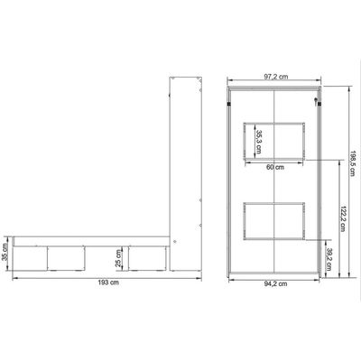 Cama Multifuncional Juvenil CM8015 Articulada Branco - Tecno Mobili