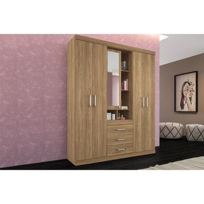 Guarda Roupa 5 Portas e 3 Gavetas Havana Star 5.3 Atacama - Santos Andirá