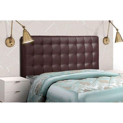 Cabeceira Cama Box Estofada Queen Size Queen Dama Plus Queen Size - Courano Cacau - Simbal