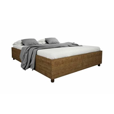 Cama de Casal de Mônaco Branco/Neve - Tcil Móveis