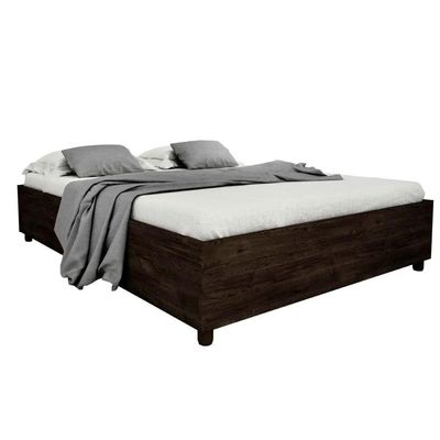 Cama de Casal de Mônaco Branco/Neve - Tcil Móveis