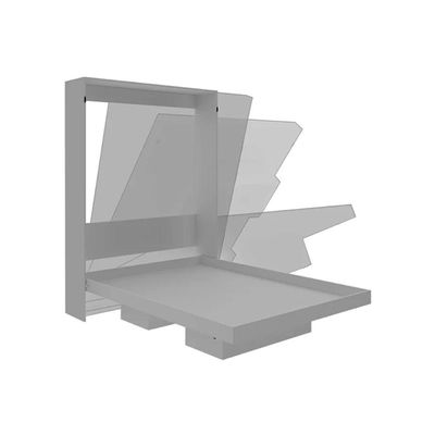 Cama de Casal Articulada Dobrável MultifuncionalCM8016 Branco - Tecno Mobili