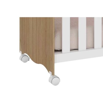 Berço Infantil Uli Branco - Peroba