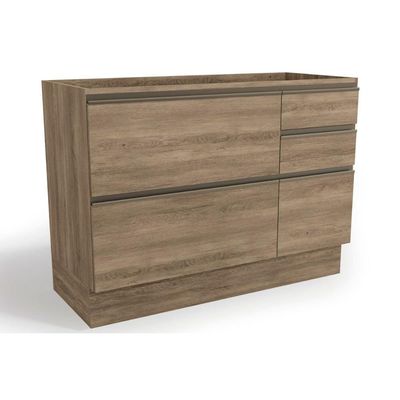 Balcão de Cozinha Modulado  Maxxi G746 1 Porta e 4 Gavetas s/ Tampo Nogal - Kappesberg
