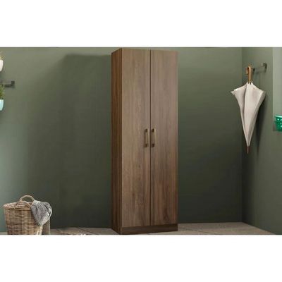 Armário Multiuso Juvenil 626 c/ 2 Portas Noce - Carraro