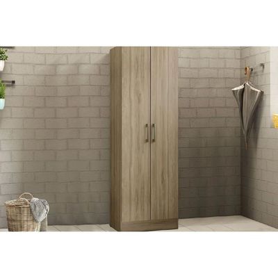 Armário Multiuso Juvenil 525 c/ 2 Portas Noce - Carraro