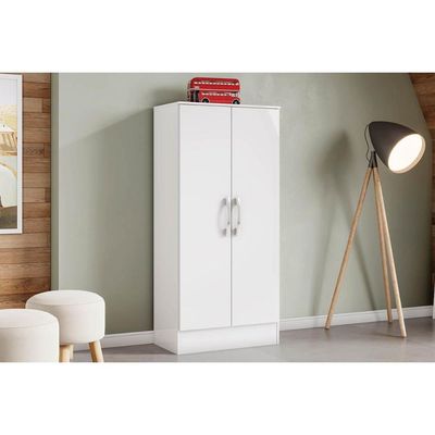 Armário Multiuso Infantil Zafira c/ 2 Portas Branco - Henn