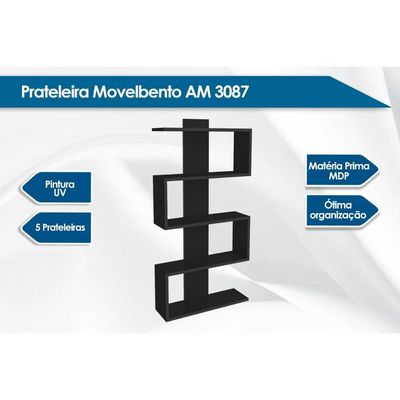 Prateleira Quarto Solteiro AM 3087 Rustico - Movelbento