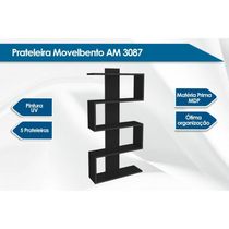 Prateleira Quarto Solteiro AM 3087 Branco - Movelbento