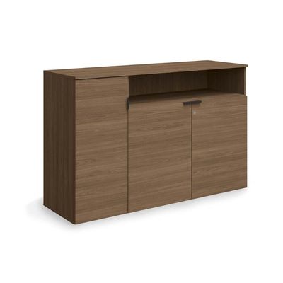 Balcão de Escritório Frame F208 c/ 3 Portas c/ Chave Munique - Kappesberg