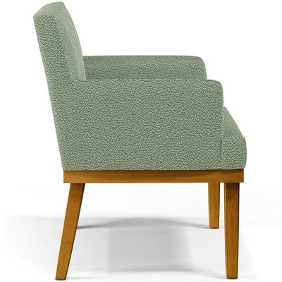 Kit 02 Poltronas Decorativa Para Sala De Estar E Recepção Beatriz W01 Bouclê Oliva