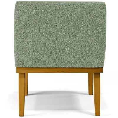 Kit 03 Poltronas Decorativa Para Sala De Estar E Recepção Beatriz W01 Bouclê Oliva