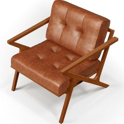 Kit 02 Poltronas Com Cintas De Corano Laís Couríssimo Camel