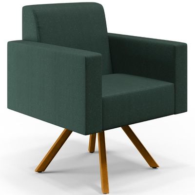 Kit 02 Poltronas Helô L02 Verde Musgo