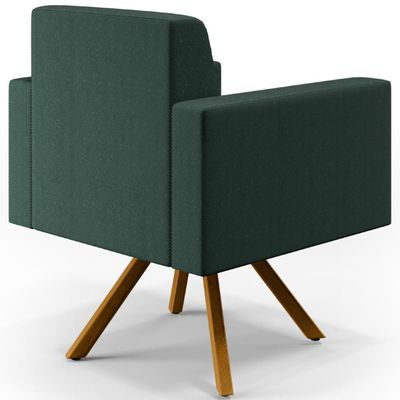 Kit 02 Poltronas Helô L02 Verde Musgo