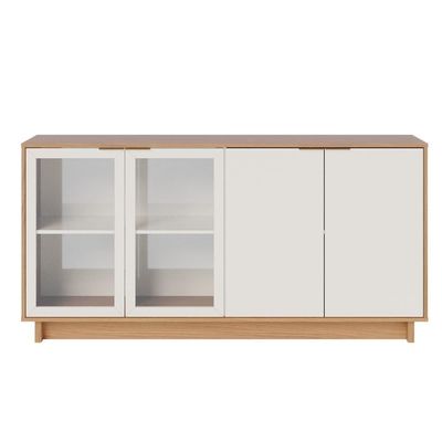 Aparador Buffet 04 Portas Áustria C04 Freijó Off White