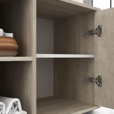 Balcão Gabinete Suspenso Para Banheiro 60Cm 1 Porta Barrique