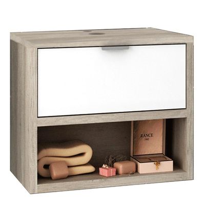 Balcão Gabinete Para Banheiro 60cm Com 1 Gaveta Malta Branco
