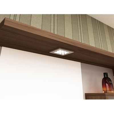 Kit Banheiro Gabinete Suspenso 70Cm B06 Branco Nogal