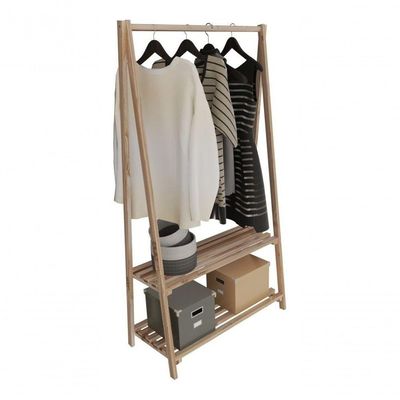 Arara De Roupa - Cabideiro Para Roupas De Madeira Pinus
