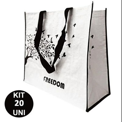 Bolsa Ecobag Ecologica Reutilizavel Kit 20 Uni Dobravel