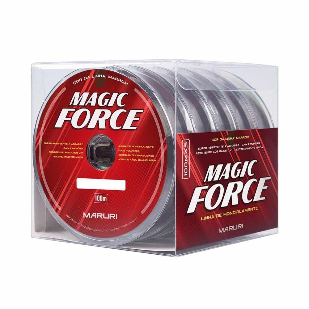 Linha De Pesca Monofilamento Magic Force 0,27Mm 5Kg - 300M