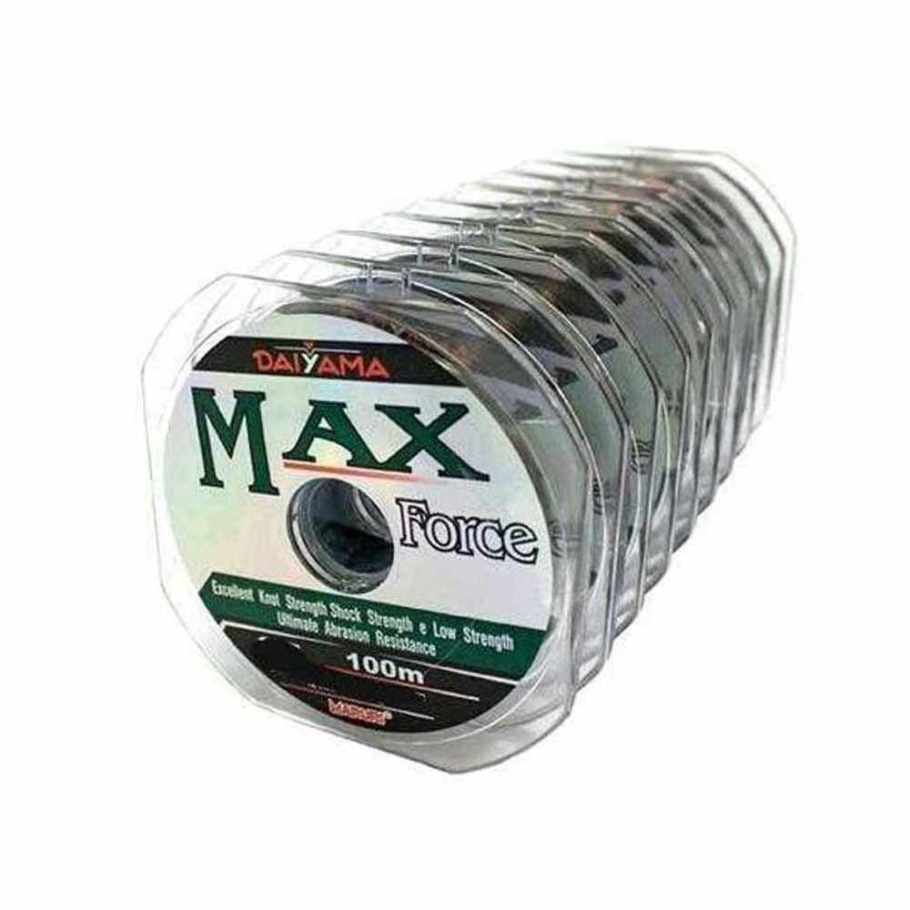 Linha De Pesca Monofilamento Max Force 4Kg 0,21Mm - 500M