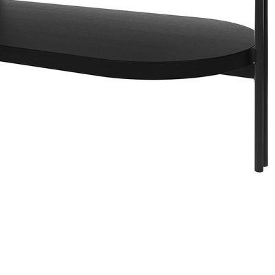 Aparador Decorativo Industrial Para Sala De Estar Jantar Sintético Nord L05 Preto - Lyam Decor