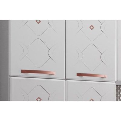 Kit de Cozinha Modulada 3 Peças Mirage New (2 Armários + 1 Paneleiro) CPT114 Branco - Telasul