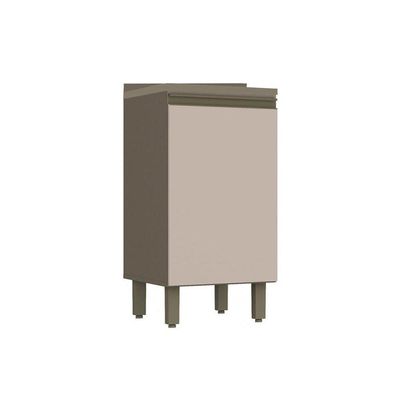 Gabinete de Cozinha Modulado Balcão Connect 1 Porta c/ Tampo Duna/Cristal - Henn