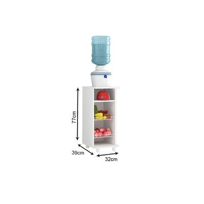 Balcão Fruteira Cozinha BF-3206 c/ 2 Cestos 31cm Branco - Tecno Mobili
