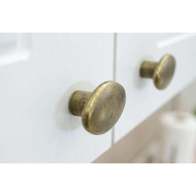 Armário Aéreo p/ Cozinha Canto Reto Americana 1 Porta 83cm Branco - Henn