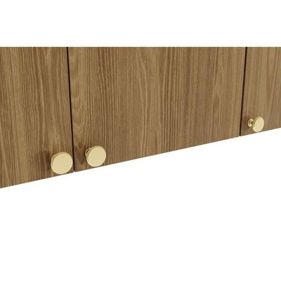 Armário Aéreo p/ Cozinha Botanic M634 c/ 3 Portas 120cm Nogueira - Kappesberg
