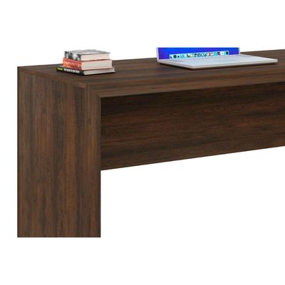 Mesa Secretária Escritório ME4109 Nogal - Tecno Mobili
