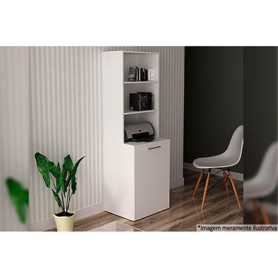 Mesa Multiuso Casal Retrátil ME4171 c/ 5 Nichos Amêndoa - Tecno Mobili