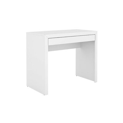Mesa Escrivaninha Juvenil ME4107 c/ 1 Gaveta Preto - Tecno Mobili