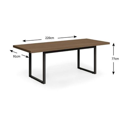 Mesa Diretor Escritório Industrial Frame F220 Munique - Kappesberg