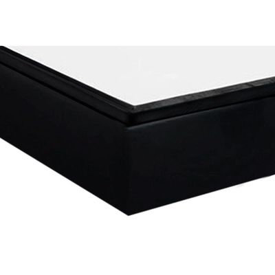 Cama Box Baú Universal King Suede Black (186x198x35) - Costa Rica