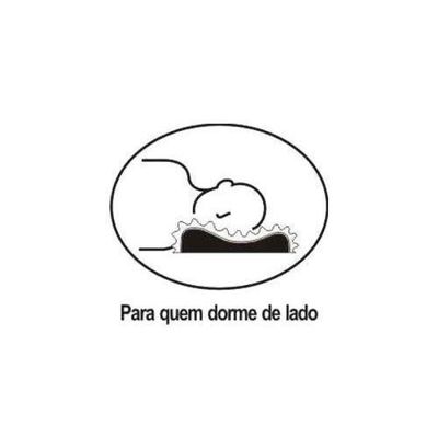 Travesseiro Espuma Luck Pillow Cervical Anatômico p/Fronha 50x70 (55x40x12) - Luckspuma