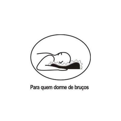 Travesseiro Espuma Luck Pillow Cervical Anatômico p/Fronha 50x70 (55x40x12) - Luckspuma