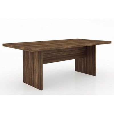 Mesa de Escritório ME4119 Nogal - Tecno Mobili