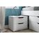Mesa Cabeceira Casal Conect c/ 2 Gavetas Branco - Santos Andirá