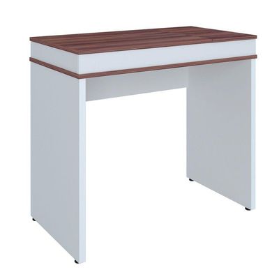 Mesa Para Escritório Escrivaninha Mind A02 Ipê Branco