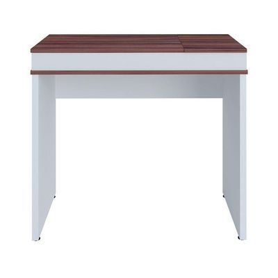 Mesa Para Escritório Escrivaninha Mind A02 Ipê Branco