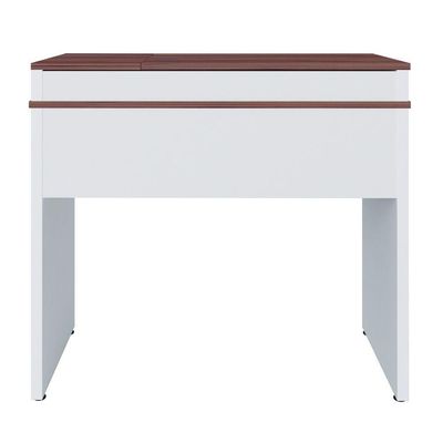 Mesa Para Escritório Escrivaninha Mind A02 Ipê Branco