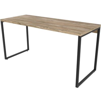 Mesa Para Escritório Estilo Industrial 150 Cm Carvalho