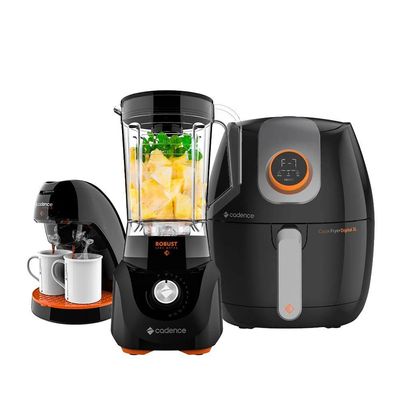 Kit Cadence Fritadeira Liquidificador Cafeteira 127V 110V