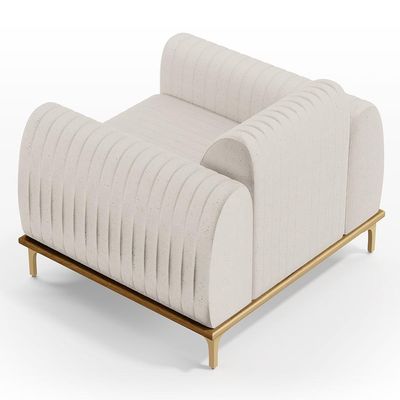 Kit Sofá 2 Lugares 150Cm Com 2 Poltronas Molino Cru C-443
