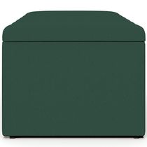 Calçadeira Recamier Baú Dália 100X50cm W01 Verde Musgo